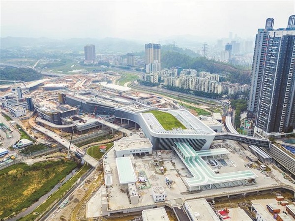 莲塘/香园围口岸总体建造工程已完成85%,预计将在2019