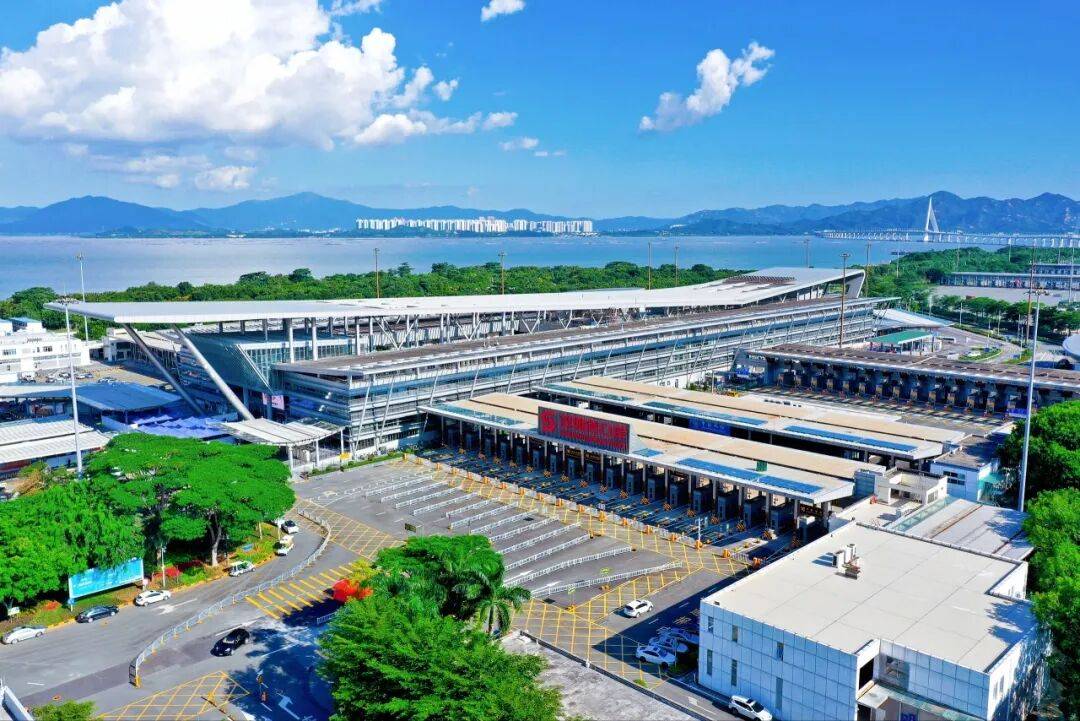 深圳湾口岸实景图 深圳湾口岸实景图